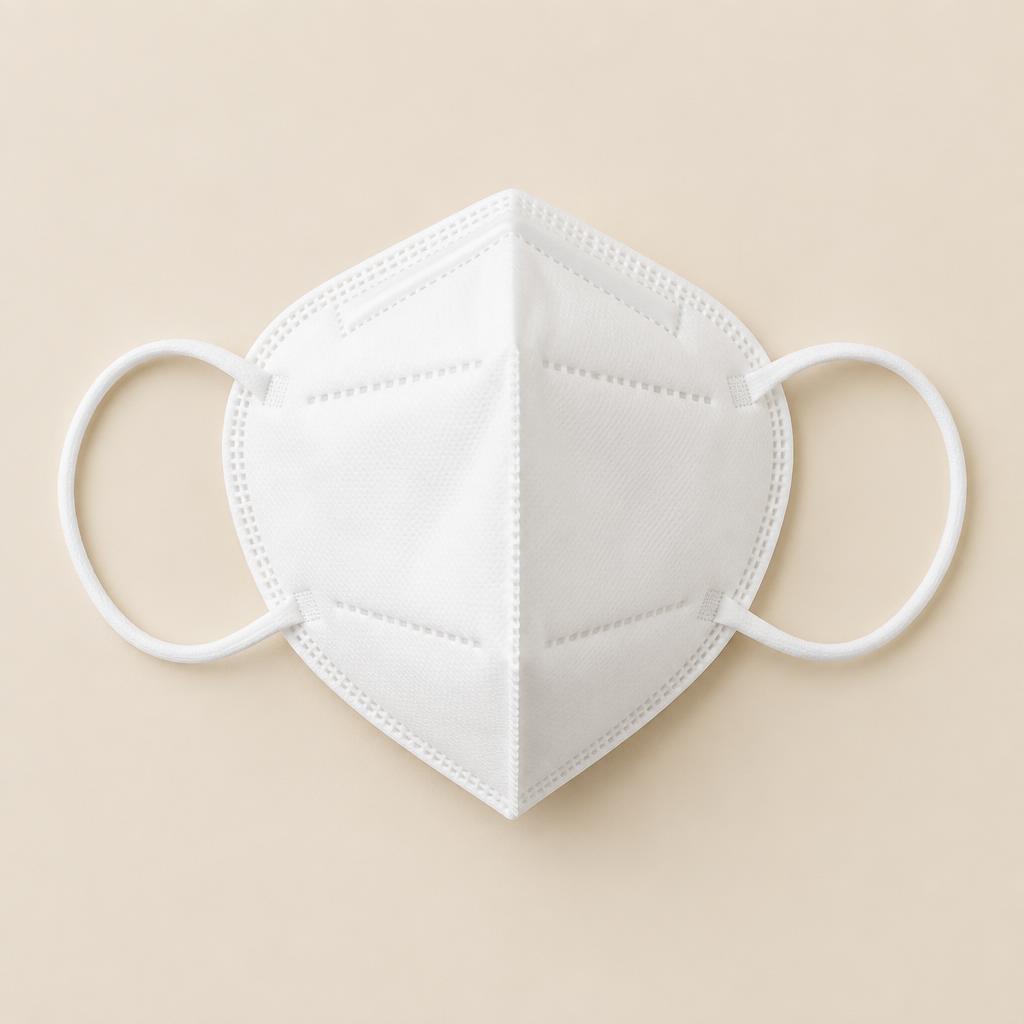 Weiße FFP2-Maske